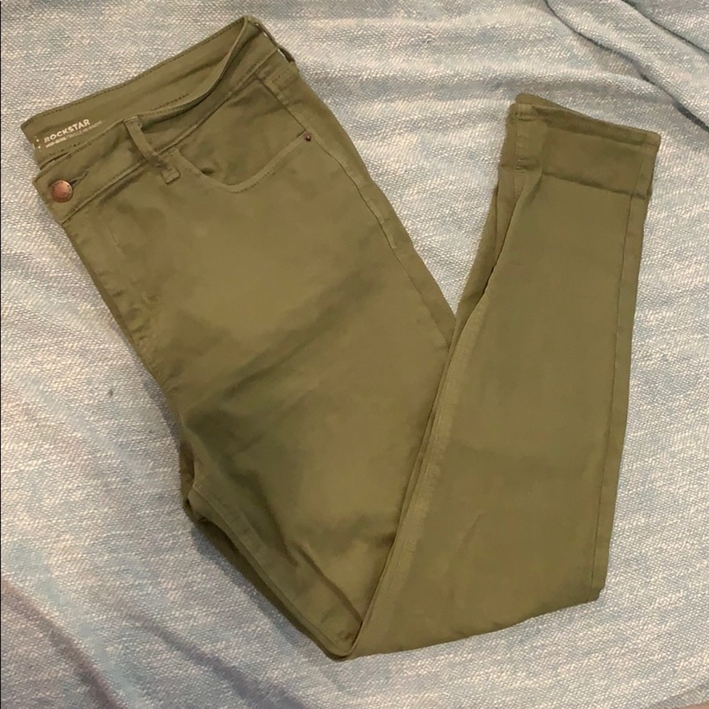 Old Navy mid-rise Rockstar jeans
